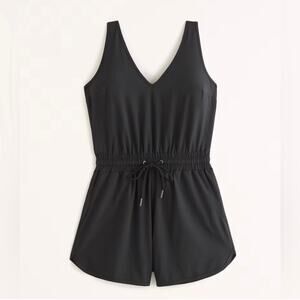 Abercrombie & Fitch Traveler V-Neck Romper Large Tall